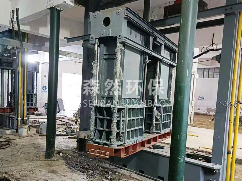 打包机安装现场